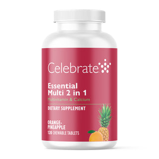 Essensiell Multi 2 i 1 Multivitamin med Kalsium Tyggbar 