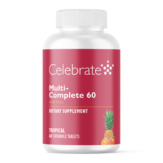 Multi-Complete 60 Bariatrisk Multivitamin med Jern, Tyggetablett, Tropical 