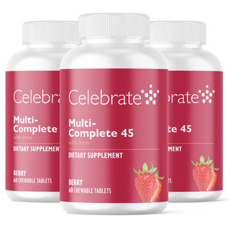 Multi-Complete 45 Bariatrisk Multivitamin med Jern, Tyggbar 