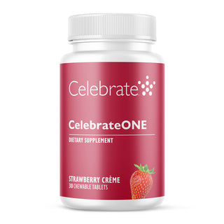 CelebrateONE Once Daily Bariatric Multivitamin uten jern, tyggbar 