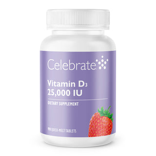 Vitamin D3 625mcg (25.000 IE) Hurtigsmelt 