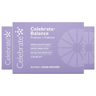 Celebrate® BALANCE Probiotic + Prebiotisk, Kapsler 