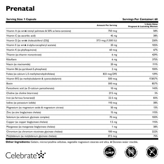 Bariatriske prenatal vitaminer med jern, kapsler 