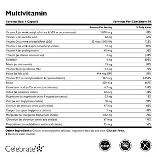 Bariatrisk multivitamin, uten jern 