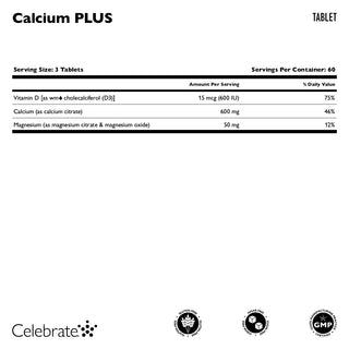 Kalsium PLUS - Kalsiumcitrat, Tablett 