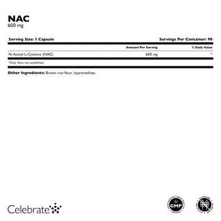 NAC (N-Acetyl Cystein), 600mg 