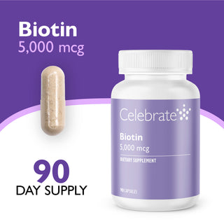 Biotin 5.000 mcg, kapsler 