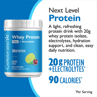 Celebrate Whey Protein Clear + elektrolytter 