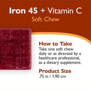 Jern 45 mg + Vitamin C, Myke Tygg 
