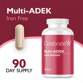 Multi-ADEK Vitamin uten jern, kapsler 