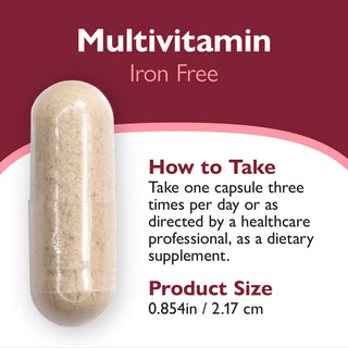 Bariatriske multivitaminer uten jern, kapsler 