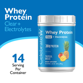 Celebrate Whey Protein Clear + elektrolytter 