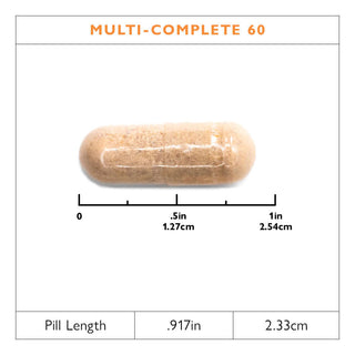 Multi-Complete 60 Bariatrisk Multivitamin med Jernkapsler 