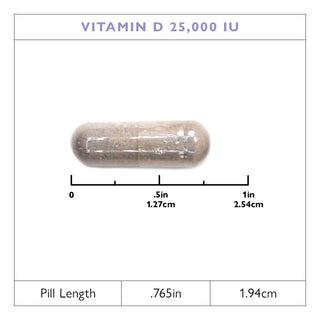 Vitamin D3 625mcg (25.000 IE), Kapsler 